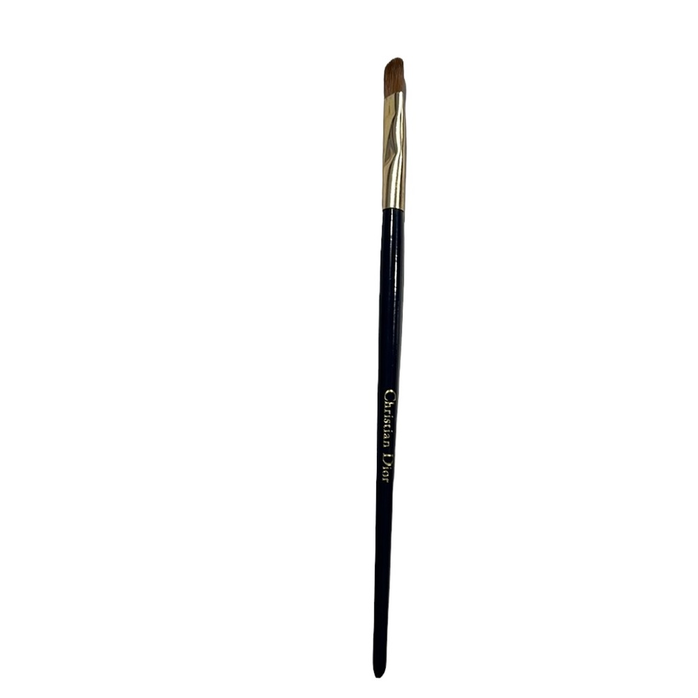 Christian Dior Artist Makeup Concealer Brush Blue Handle Gold letters 2002 Vtg - Picture 2 of 5